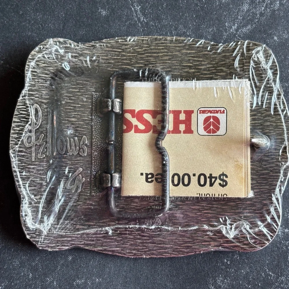 Hesston 1985 Bronze Adult National Finals Rodeo Commemorative Series Belt Buckle
